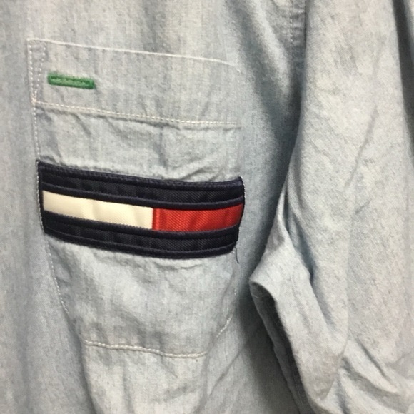 Tommy Jeans Denim Top Size 14 - Picture 3 of 7